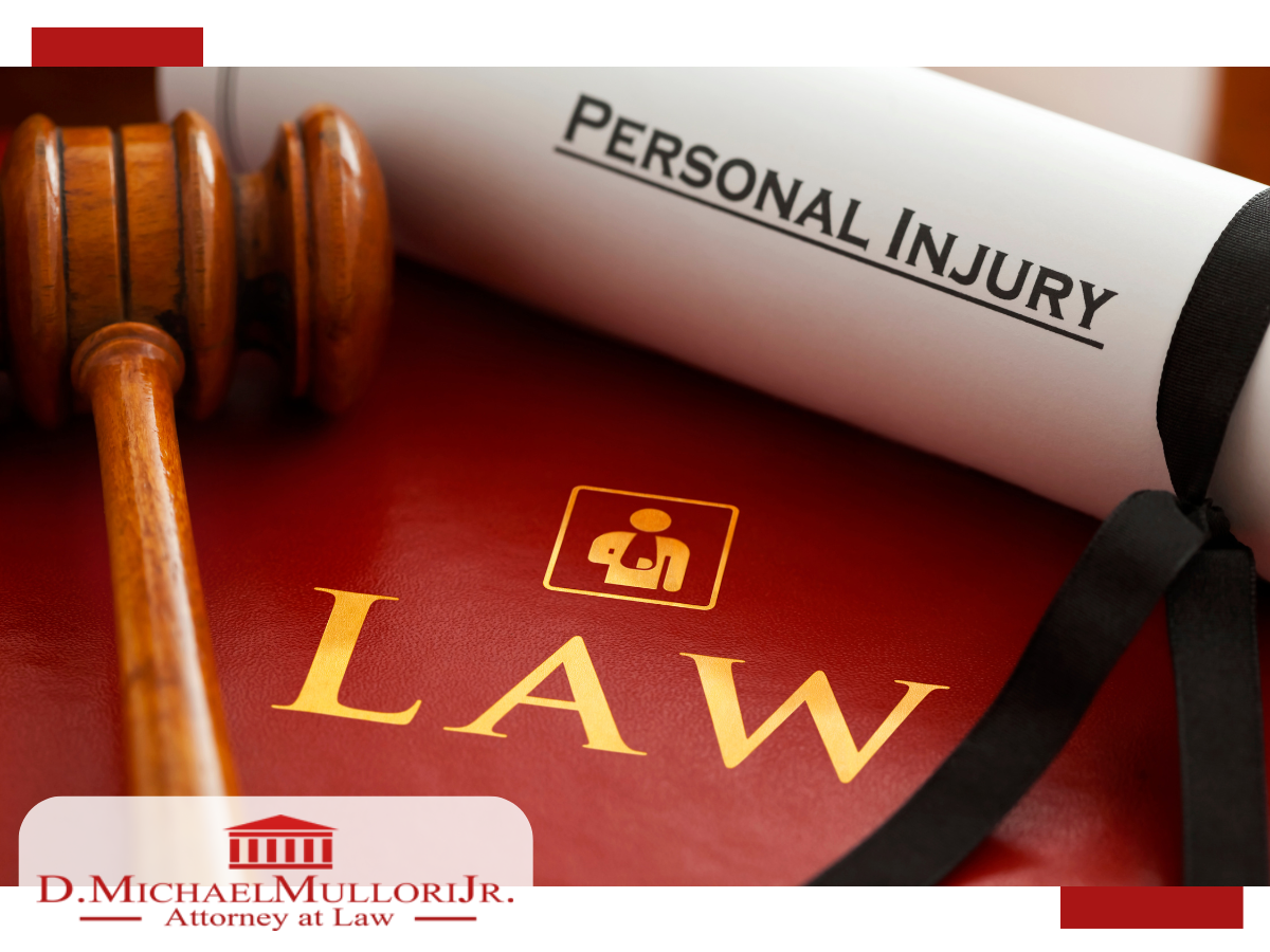 Image of a Personal Injury Law book and gavel